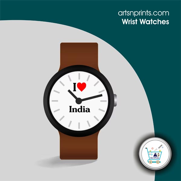I LOVE India custom promotion wrist watches by IndiaArtsnprints
