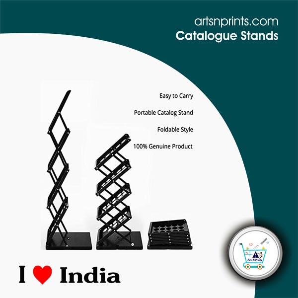 I LOVE India foldable book catalogue stands by IndiaArtsNprints.
