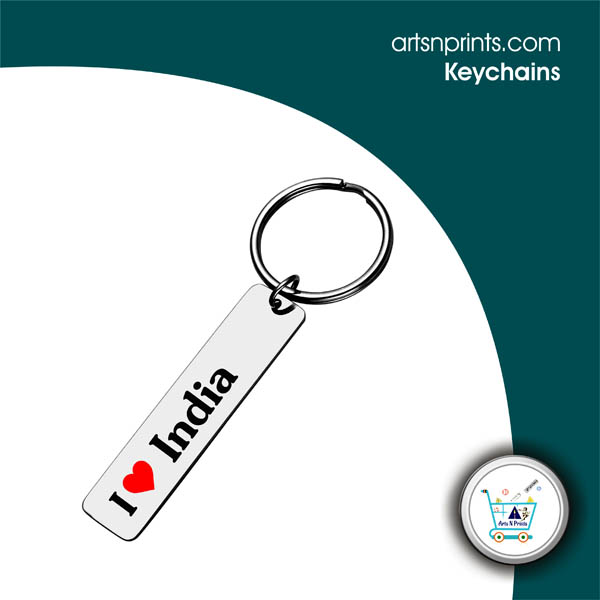 I love india Custom made Keychains for hotel ad lodges by artsNprintsdotcom